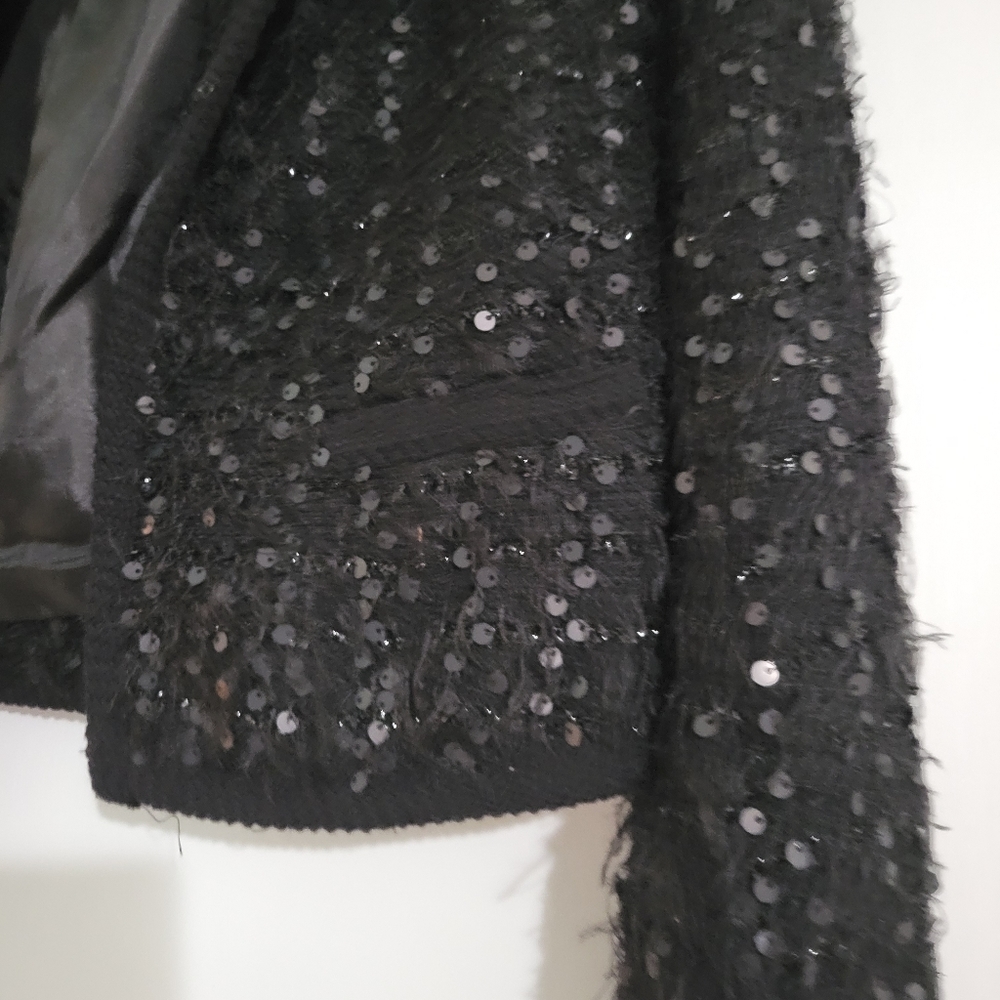 Sequin black blazer - Picture 2 of 4